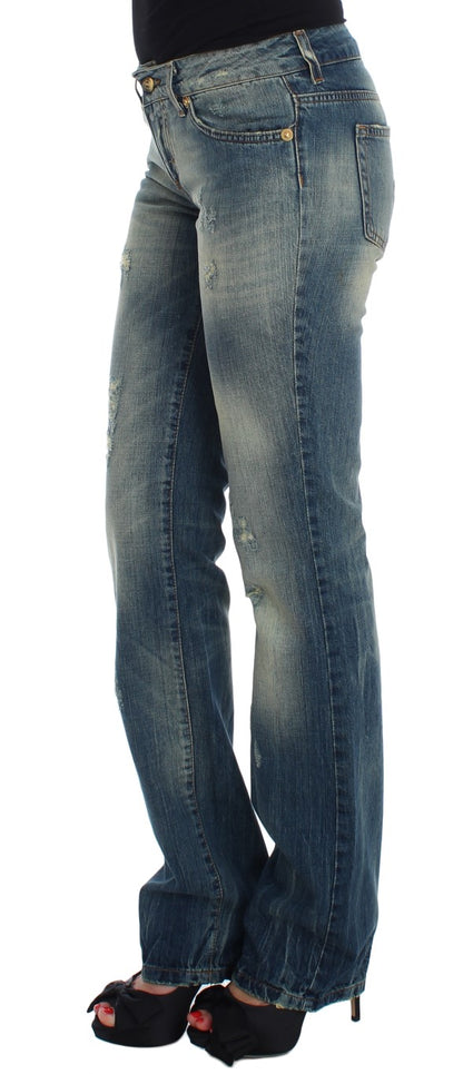 Cavalli Sleek Flair Leg Low Waist Denim - Gio Beverly Hills