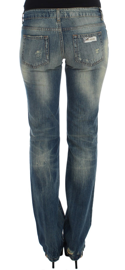 Cavalli Sleek Flair Leg Low Waist Denim - Gio Beverly Hills