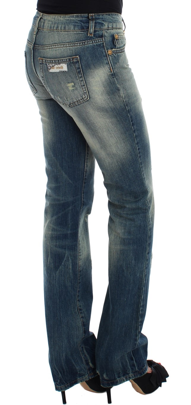 Cavalli Sleek Flair Leg Low Waist Denim - Gio Beverly Hills