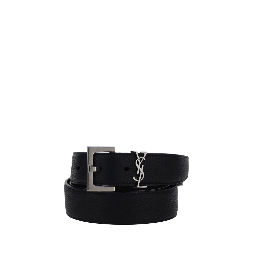 Saint Laurent Black Leather Product — SA-634440DTI0E1000-100 CM / 40 INCHES