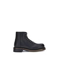 Alexander McQueen Black Calf Leather Bos Taurus Ankle Boots - from Alexander McQueen