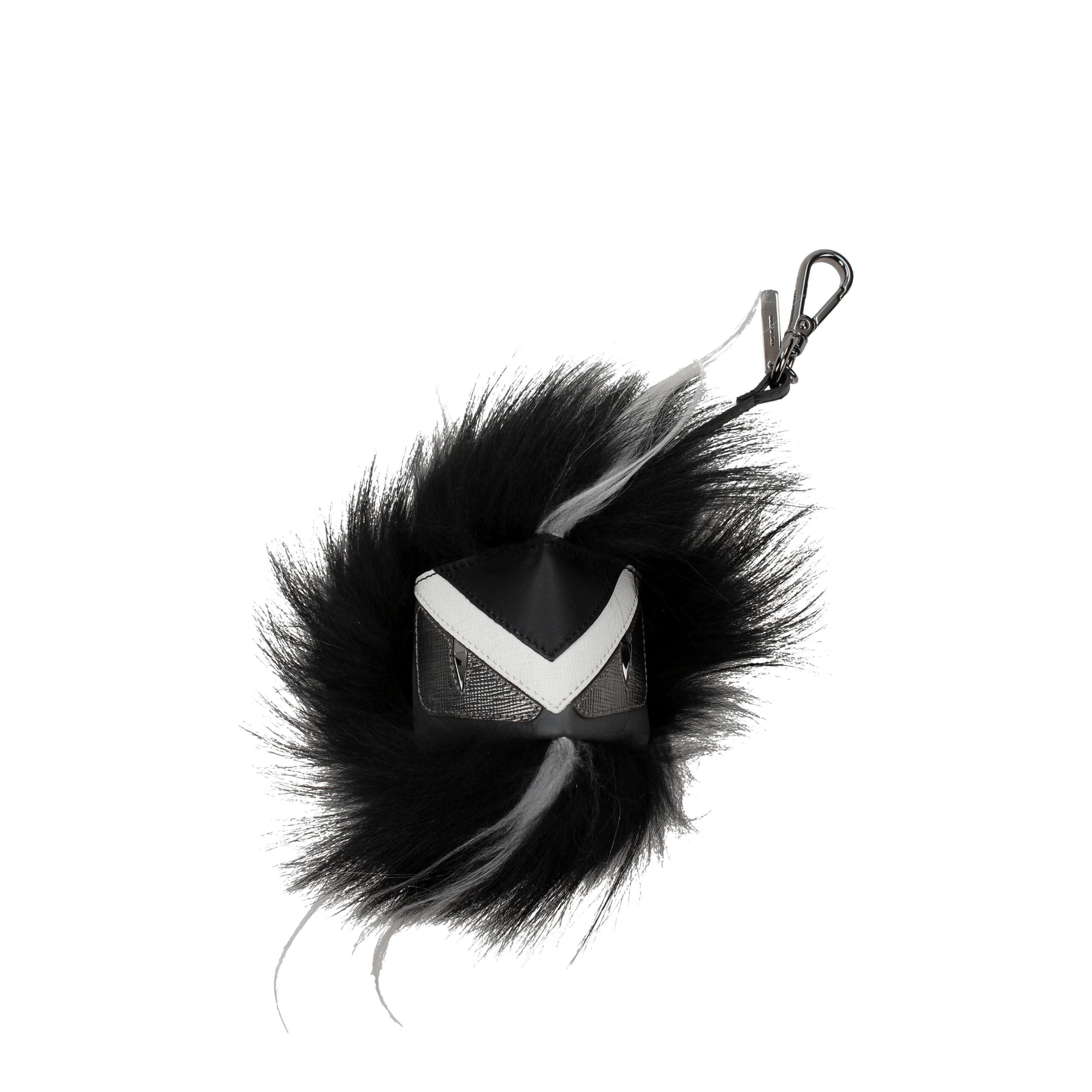 Fendi Black Leather Keychain - from Fendi