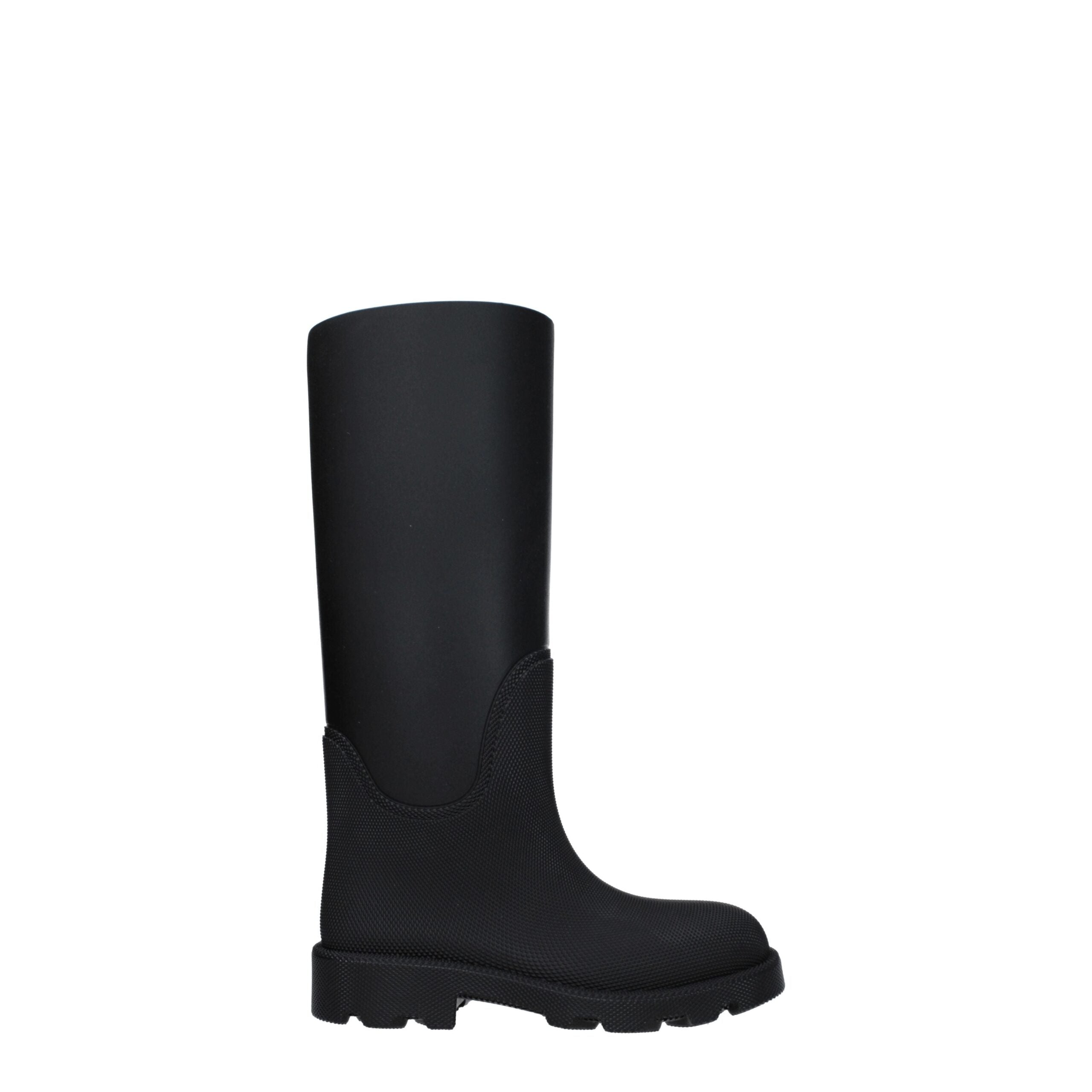 Burberry Burberry Black Rubber Rain Boots product image (image 1 of 5)