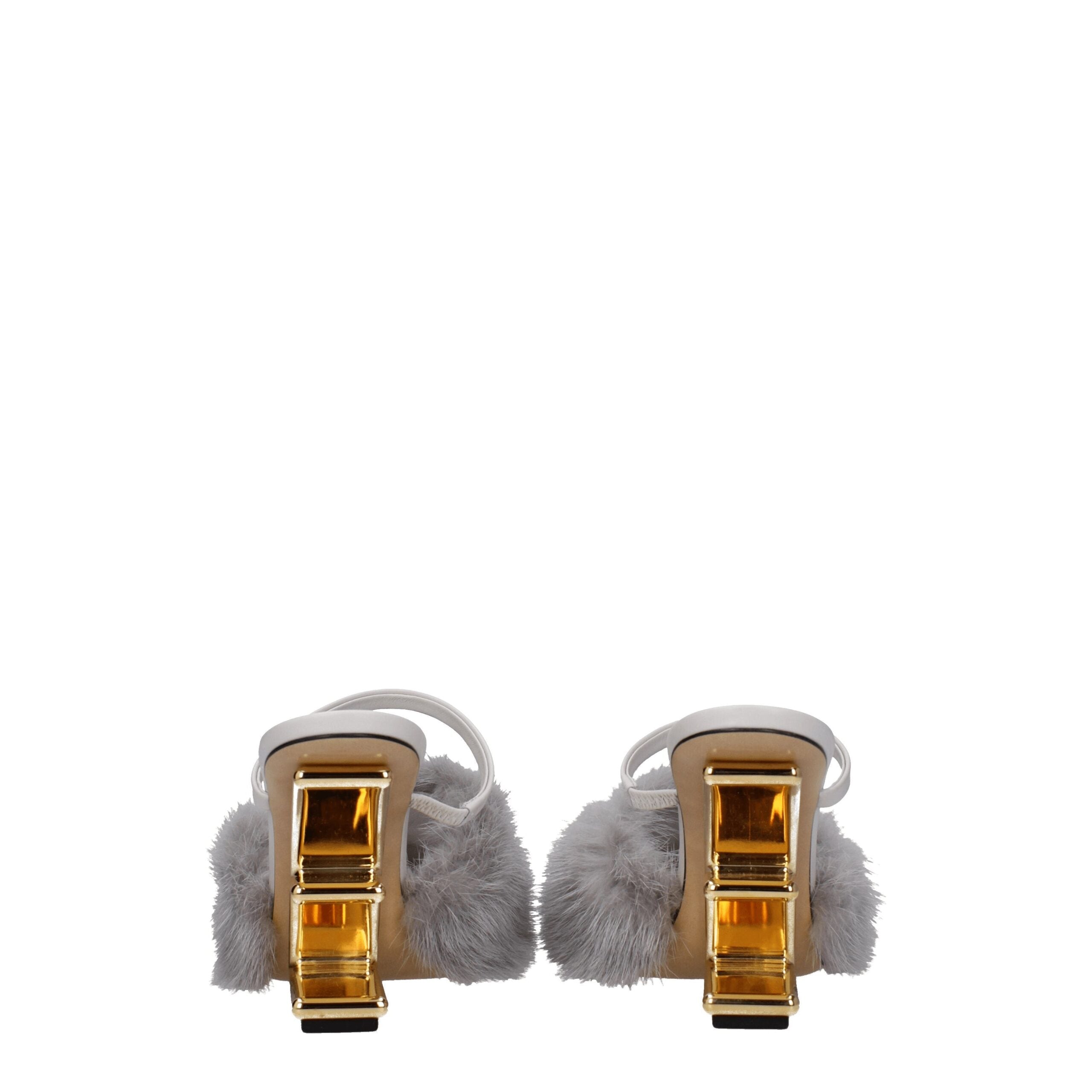 Fendi Fendi Gray Mink Slippers product image (image 5 of 5)