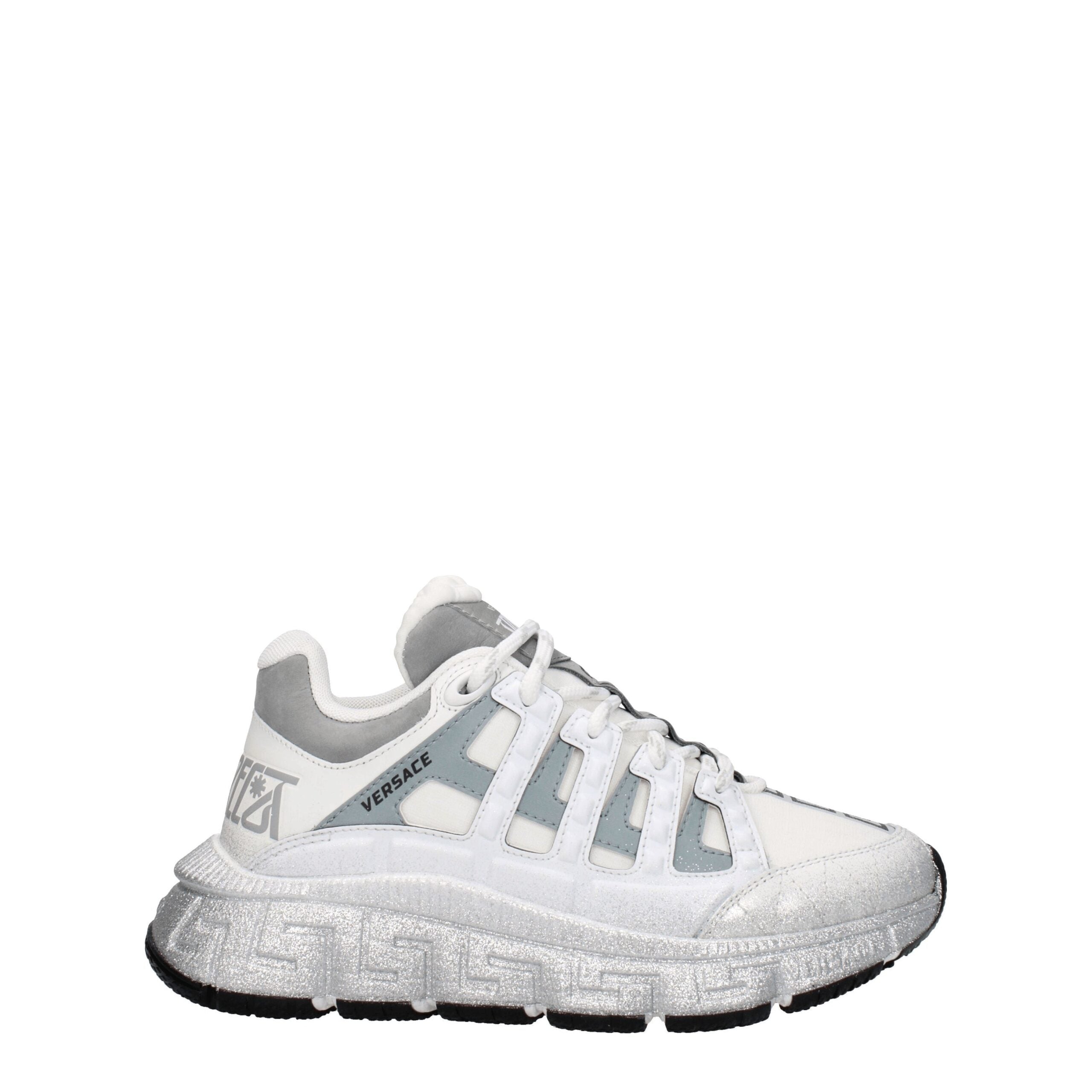 Versace Versace White Fabric Athletic Sneakers product image (image 1 of 5)