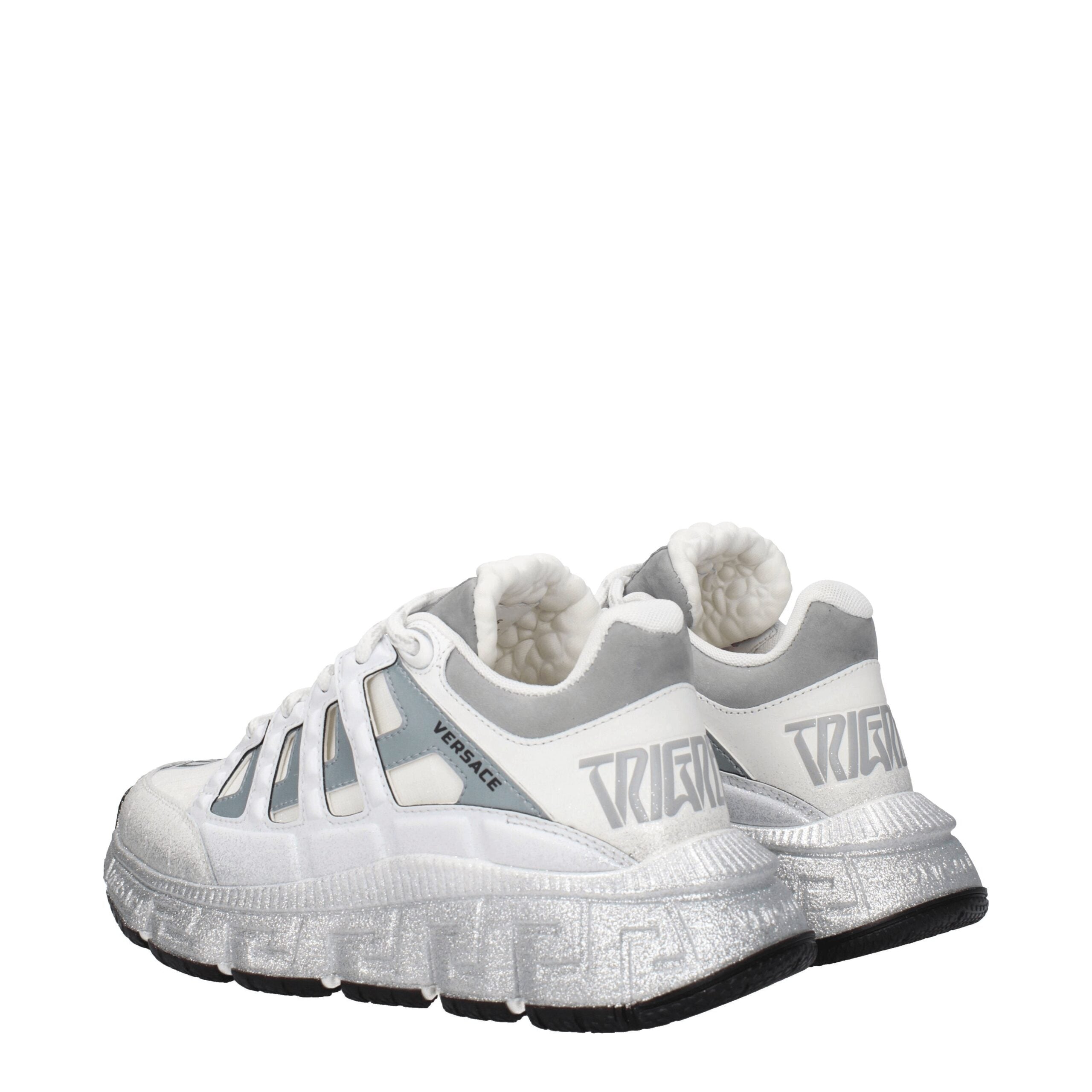 Versace Versace White Fabric Athletic Sneakers studio product image (image 4 of 5)