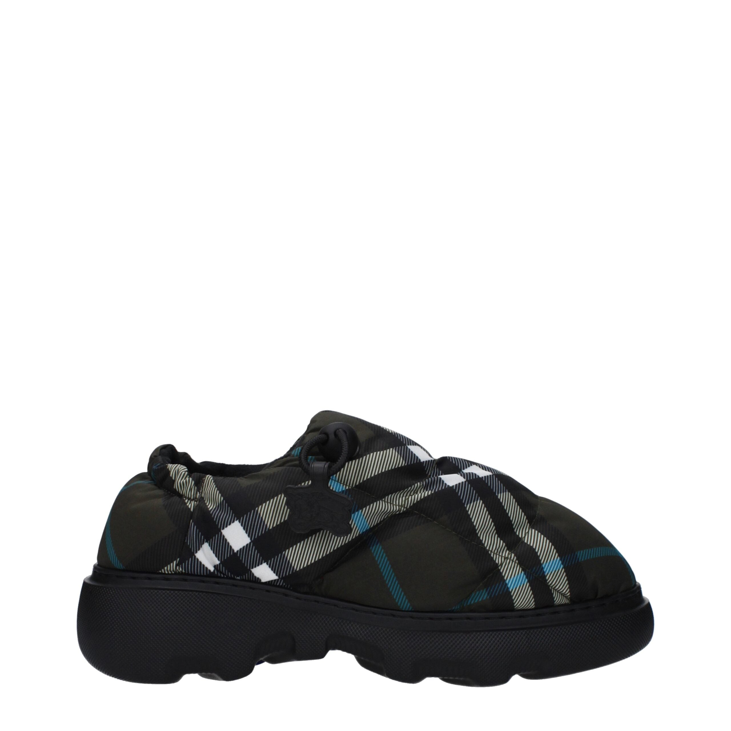 Burberry Burberry Green Fabric Slip-On Loafers product image (image 1 of 5)