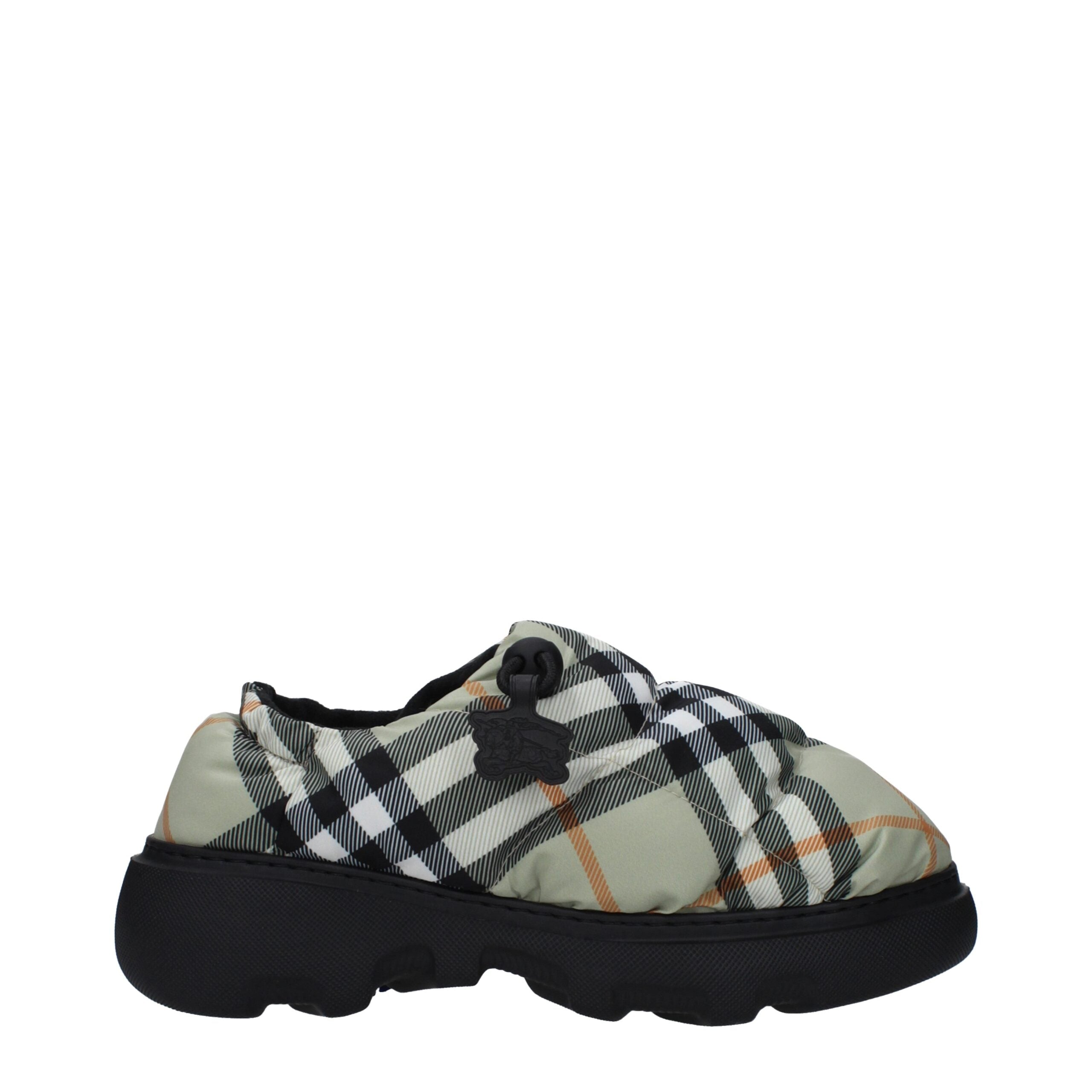 Burberry Burberry Green Fabric Slip-On Loafers product image (image 1 of 5)
