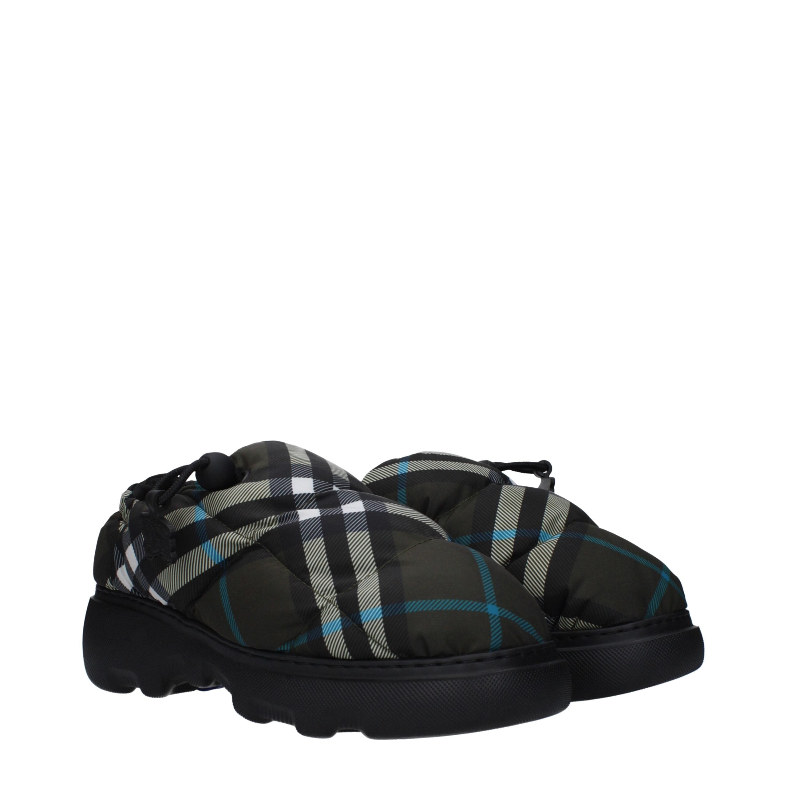 Burberry Burberry Green Fabric Slip-On Loafers product photograph (image 2 of 5)