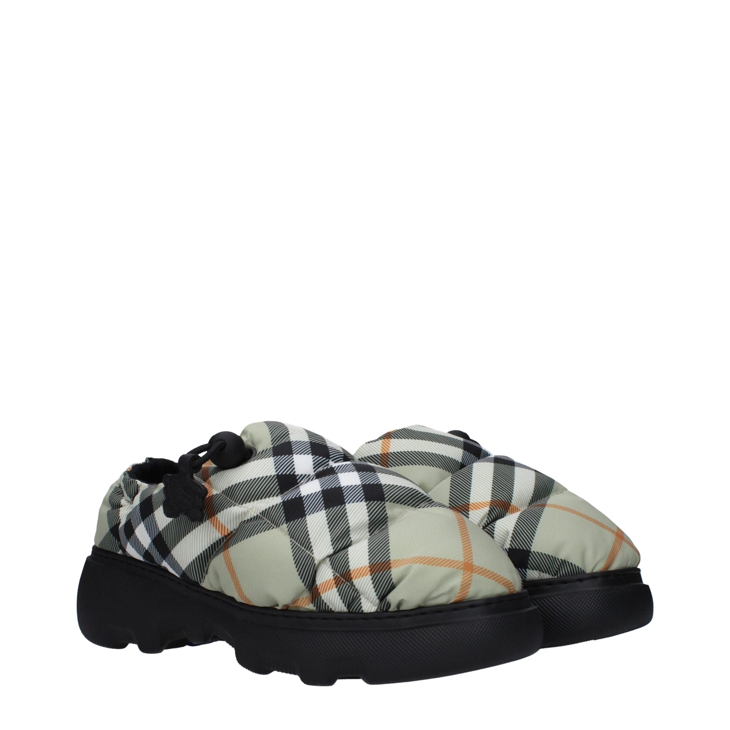 Burberry Burberry Green Fabric Slip-On Loafers product photograph (image 2 of 5)