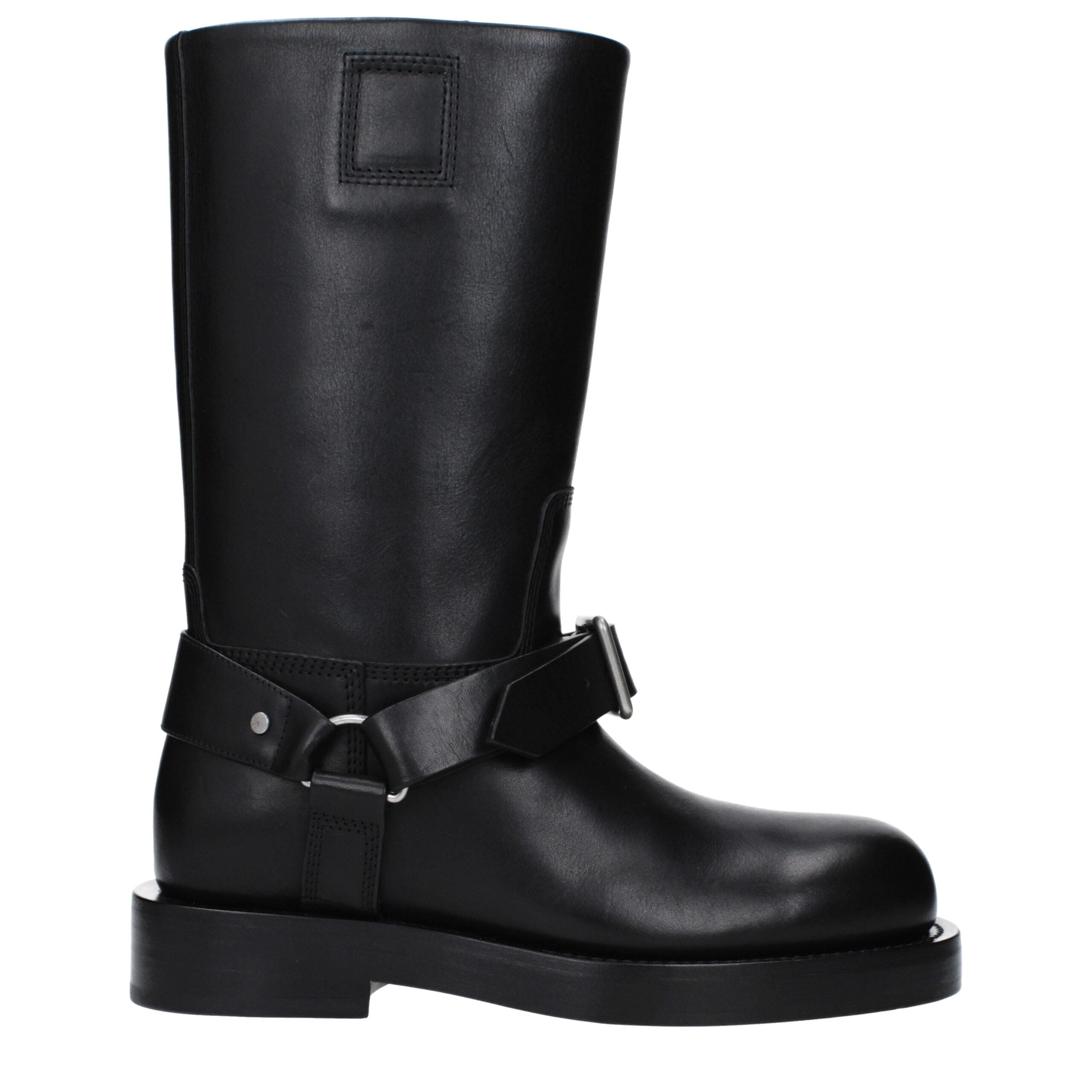 Burberry Burberry Black Leather Boots product image (image 1 of 5)
