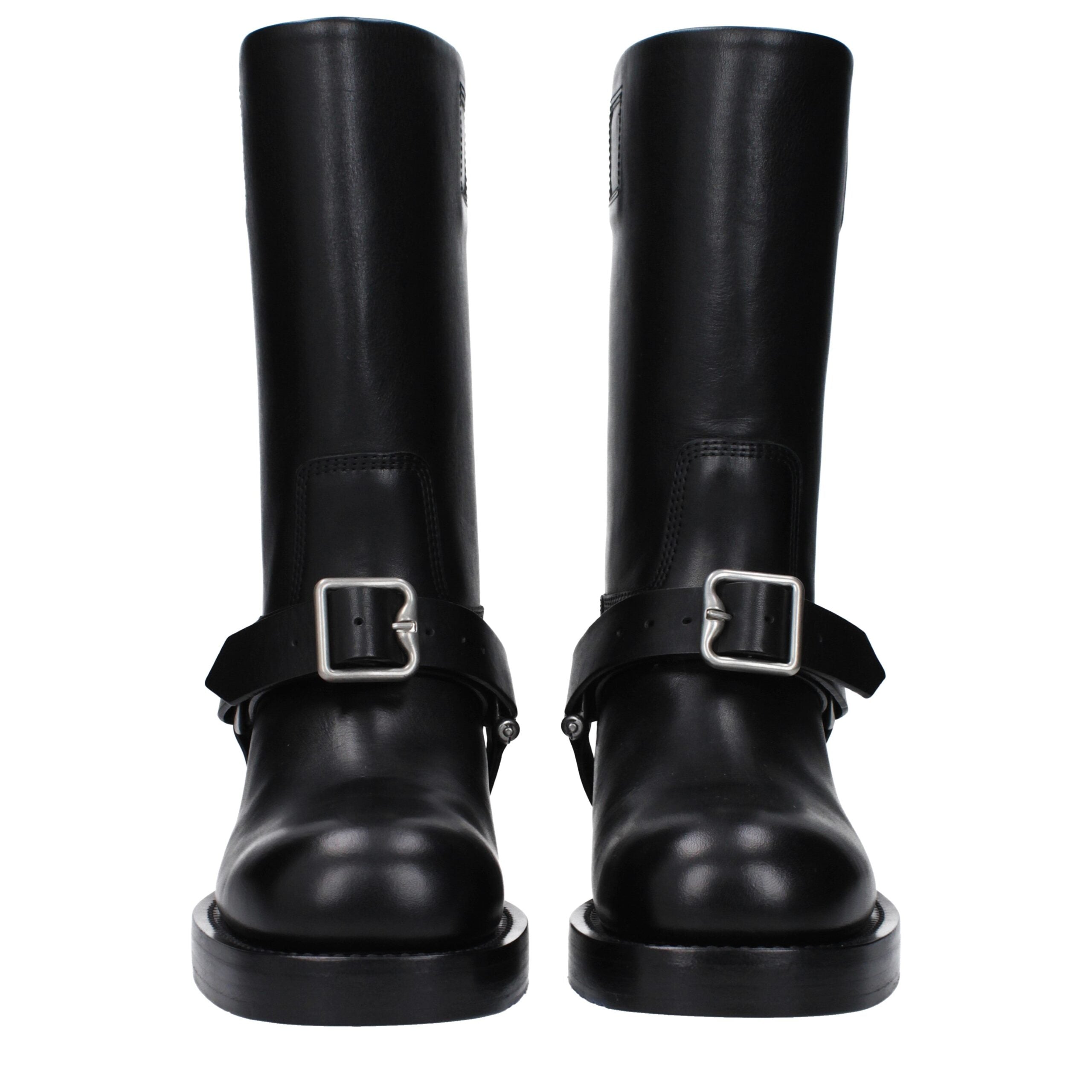 Burberry Burberry Black Leather Boots catalog image (image 3 of 5)