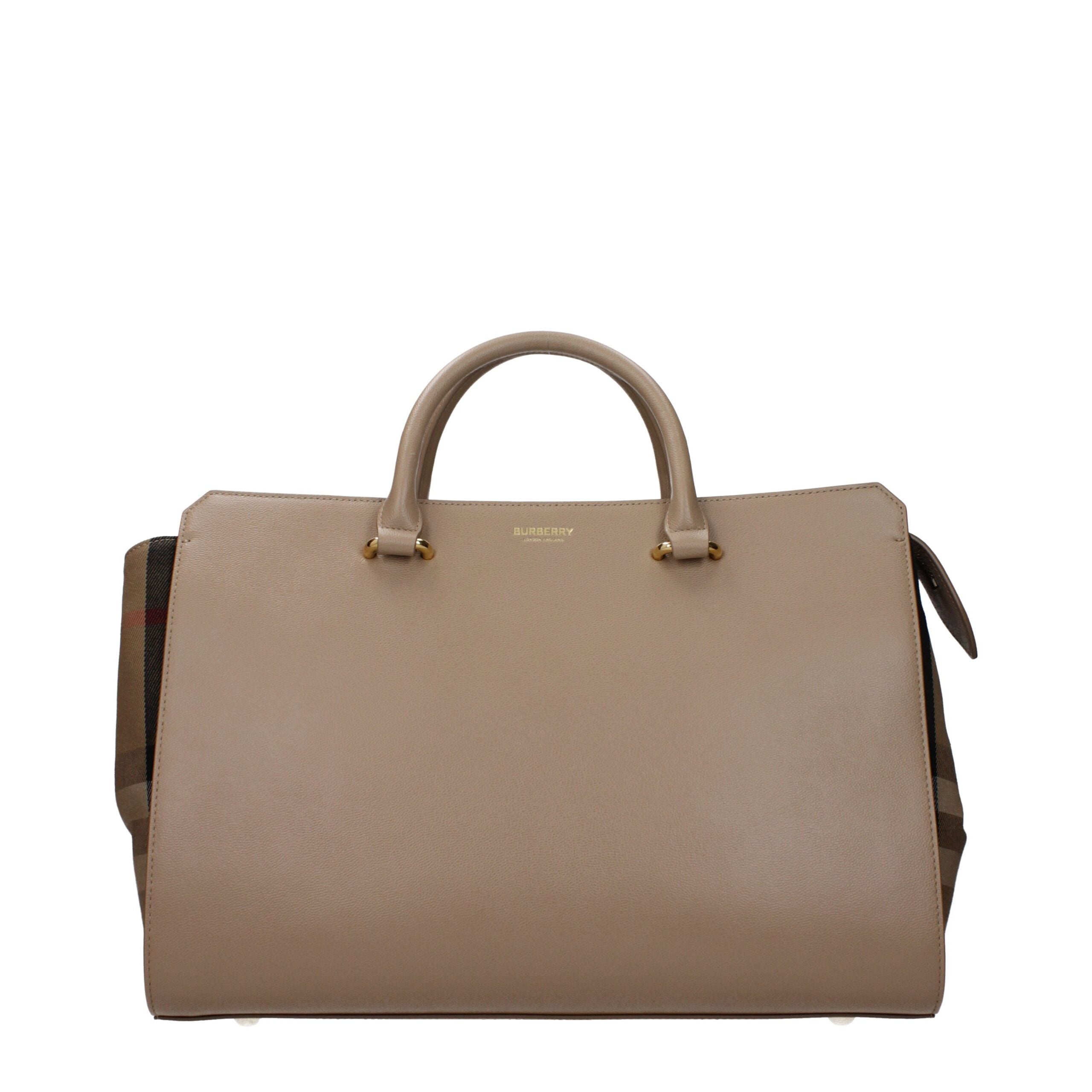 Burberry Burberry Beige Leather Handbag product image (image 1 of 3)