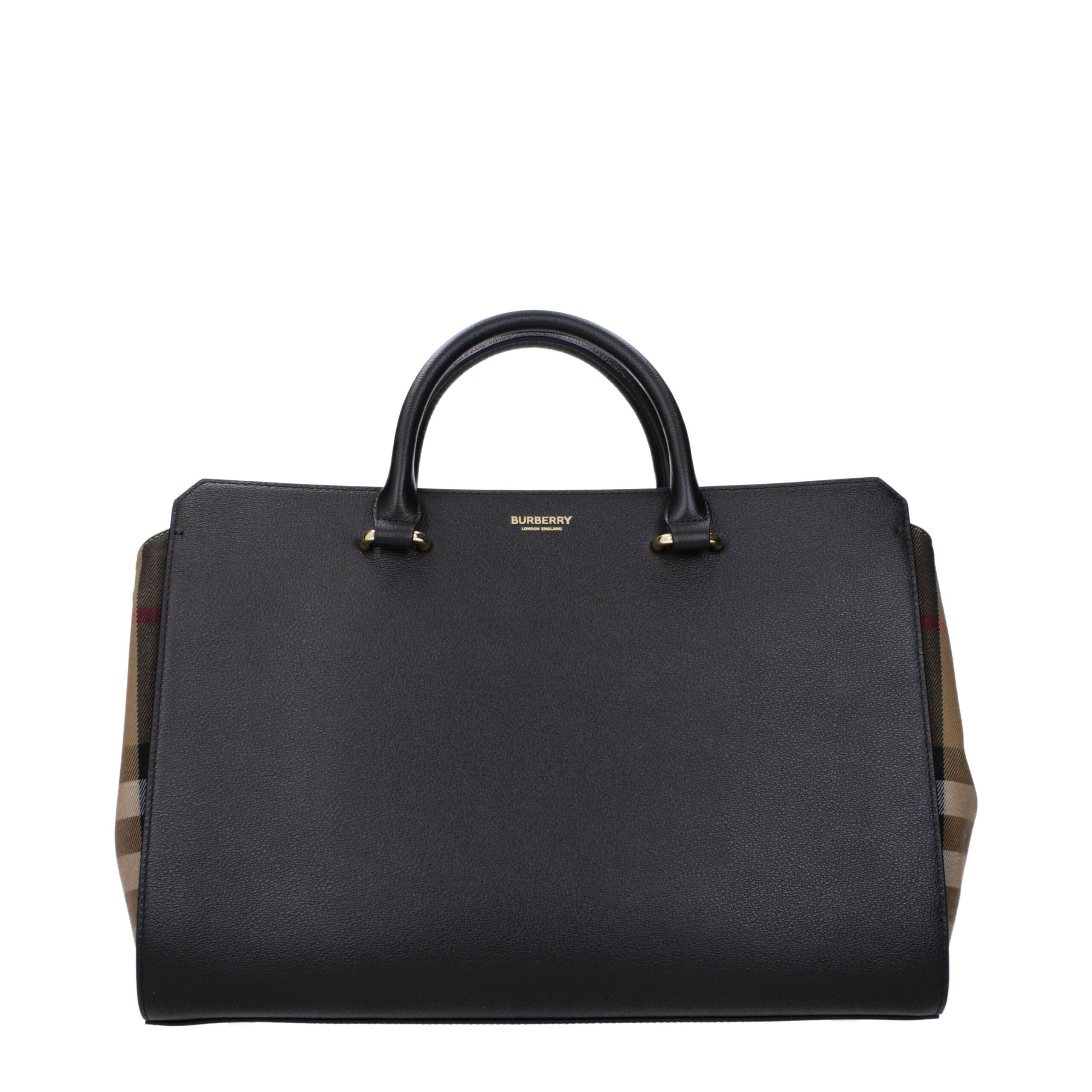 Burberry Burberry Black Leather Handbag product image (image 1 of 3)