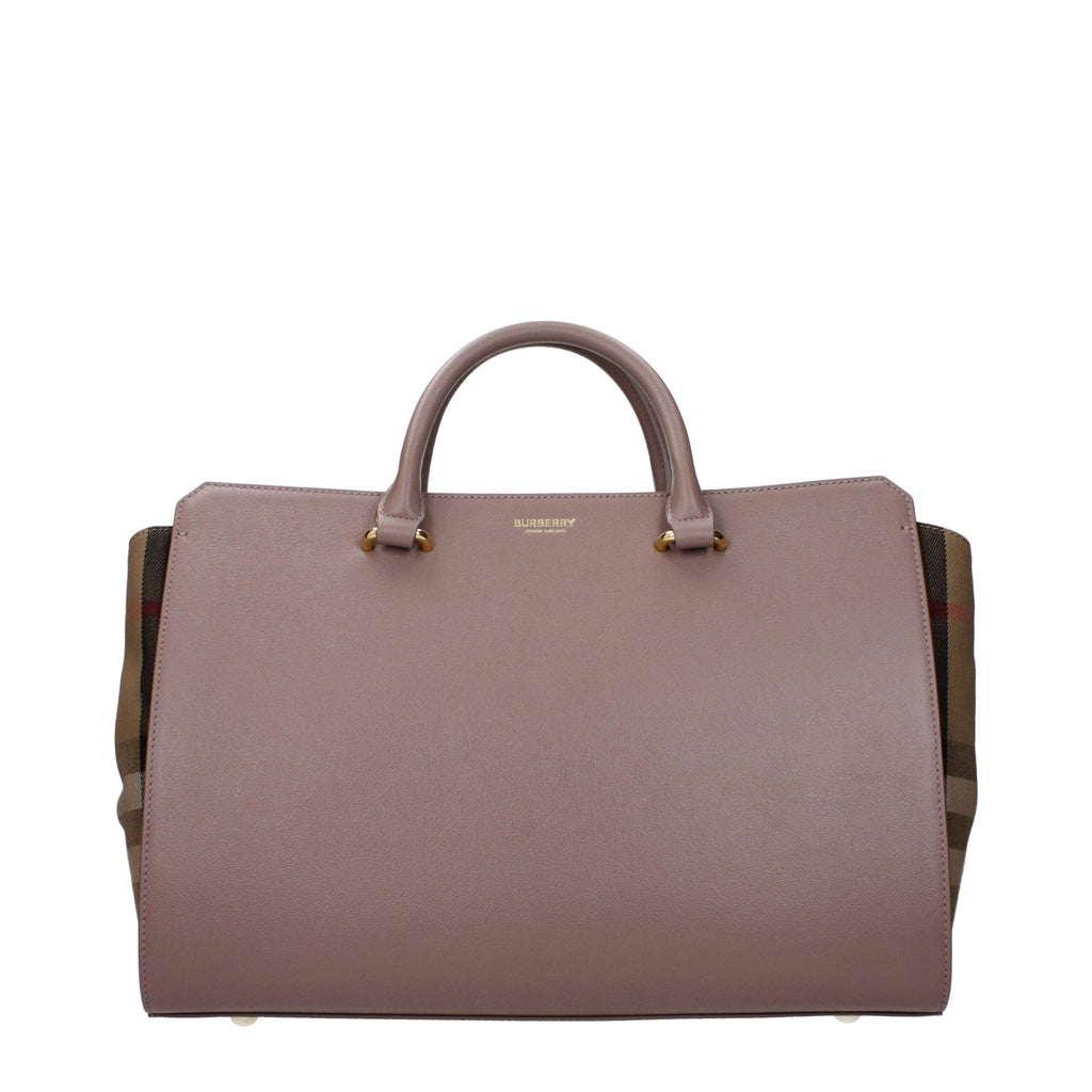 Burberry Burberry Gray Leather Handbag product image (image 1 of 3)