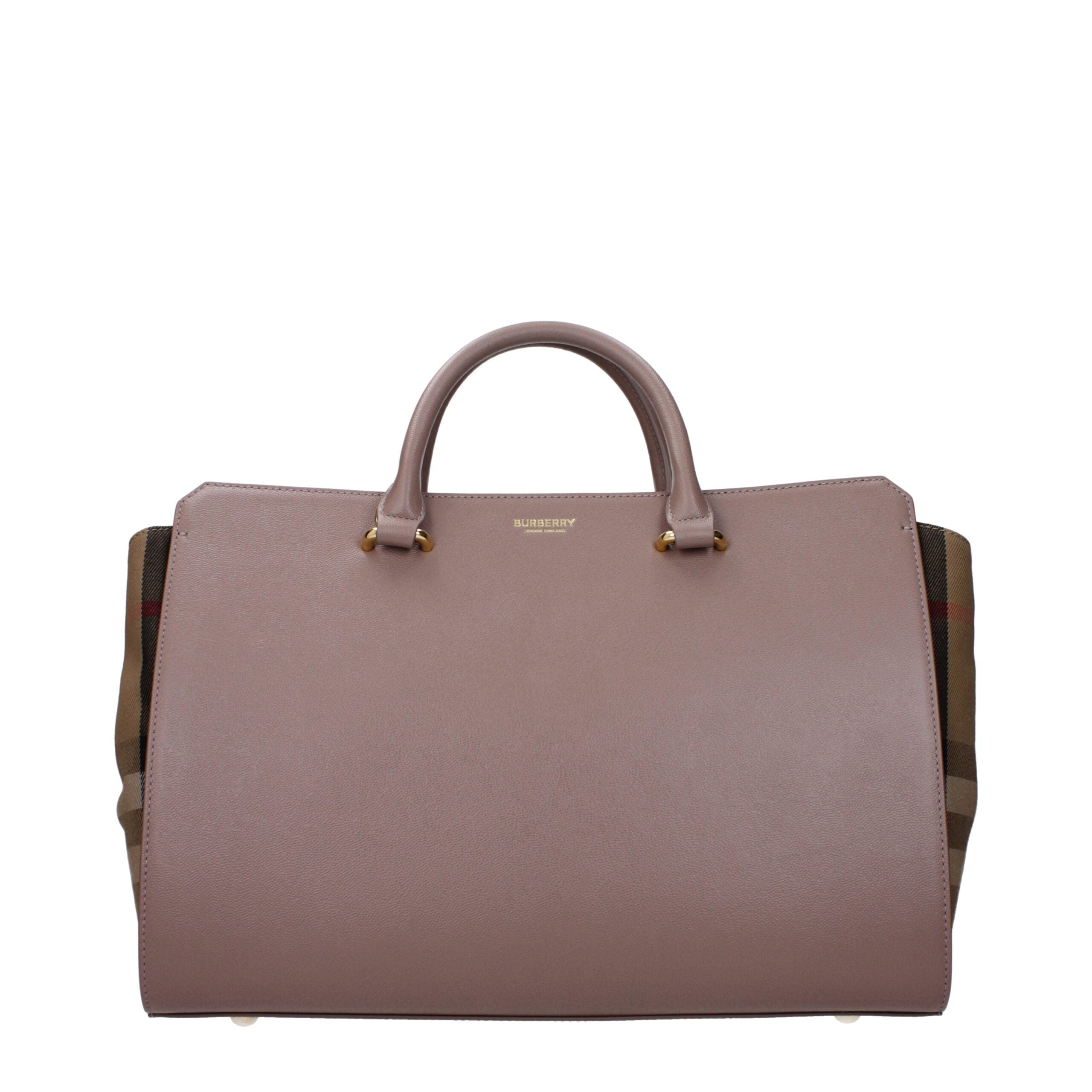 Burberry Burberry Gray Leather Handbag product image (image 1 of 3)