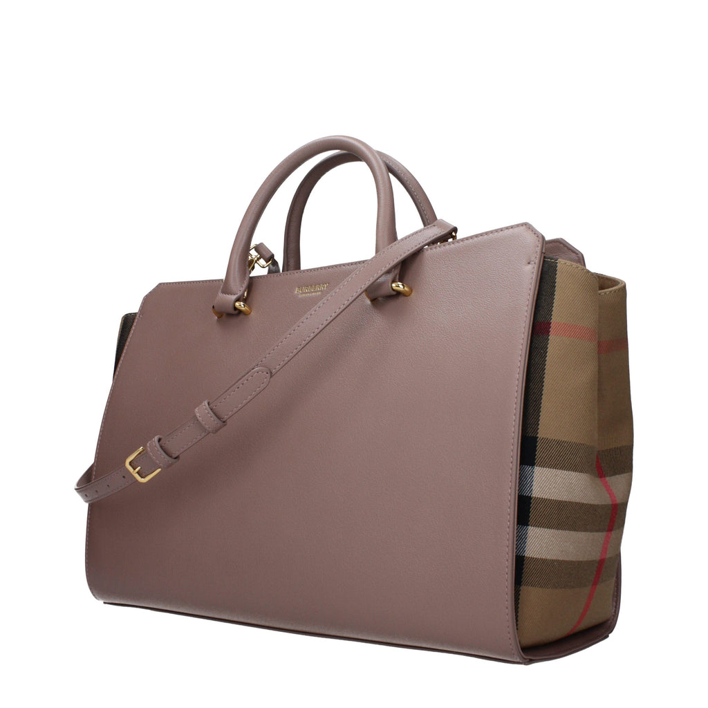 Burberry Burberry Gray Leather Handbag product photograph (image 2 of 3)