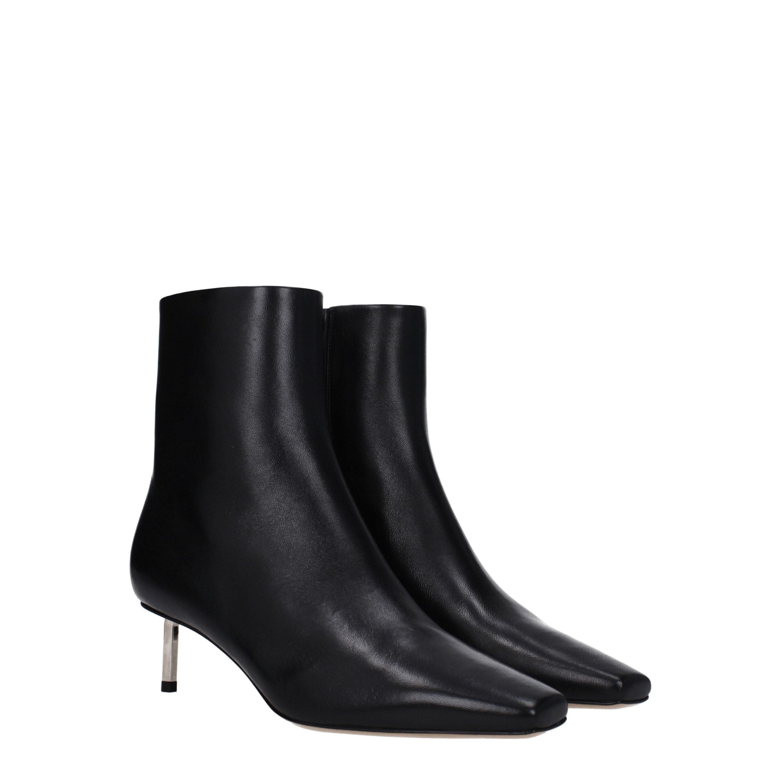 Off-White Off-White Black Leather Ankle Boots product photograph (image 2 of 4)