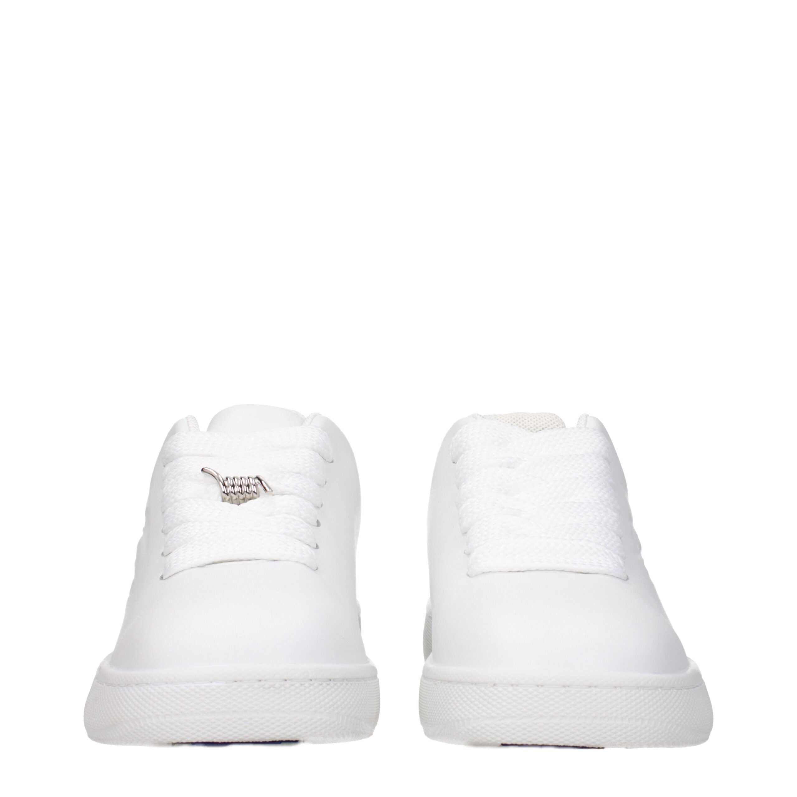 Burberry Burberry White Leather Low Top Sneakers catalog image (image 3 of 5)