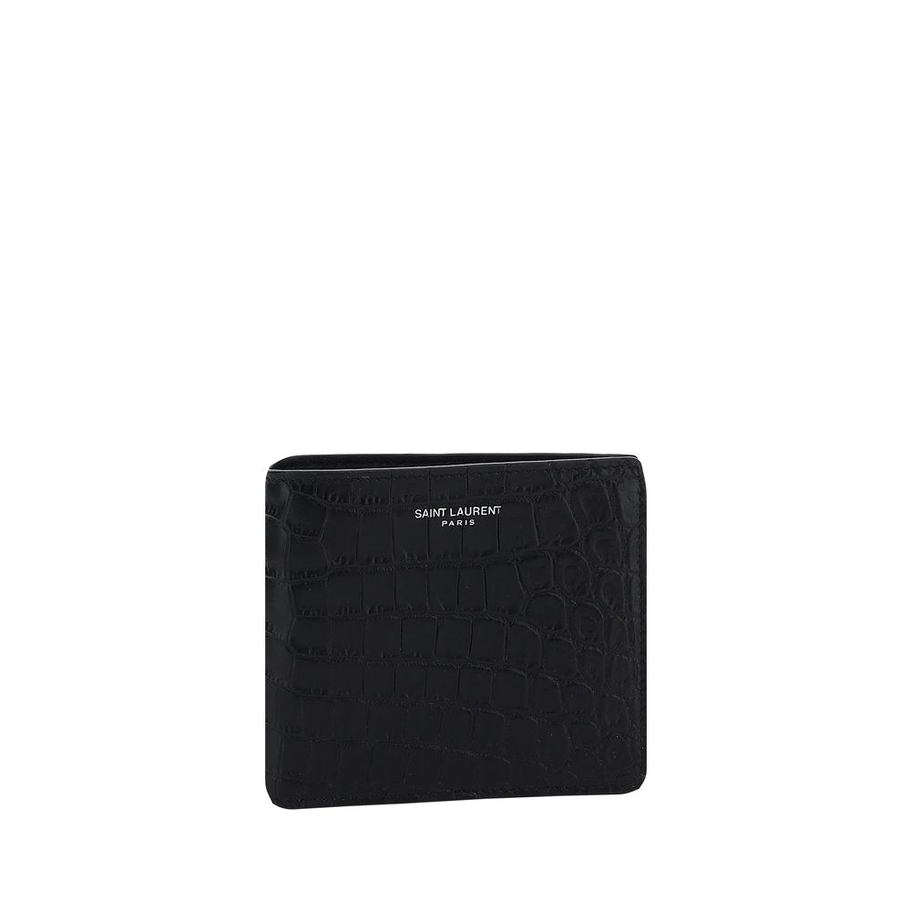 Saint Laurent Black Calf Leather Bos Taurus Wallet - from Saint Laurent