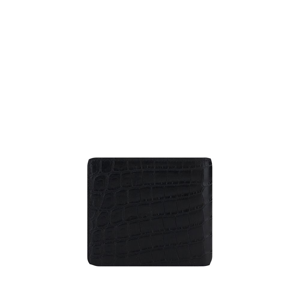 Saint Laurent Black Calf Leather Bos Taurus Wallet - from Saint Laurent