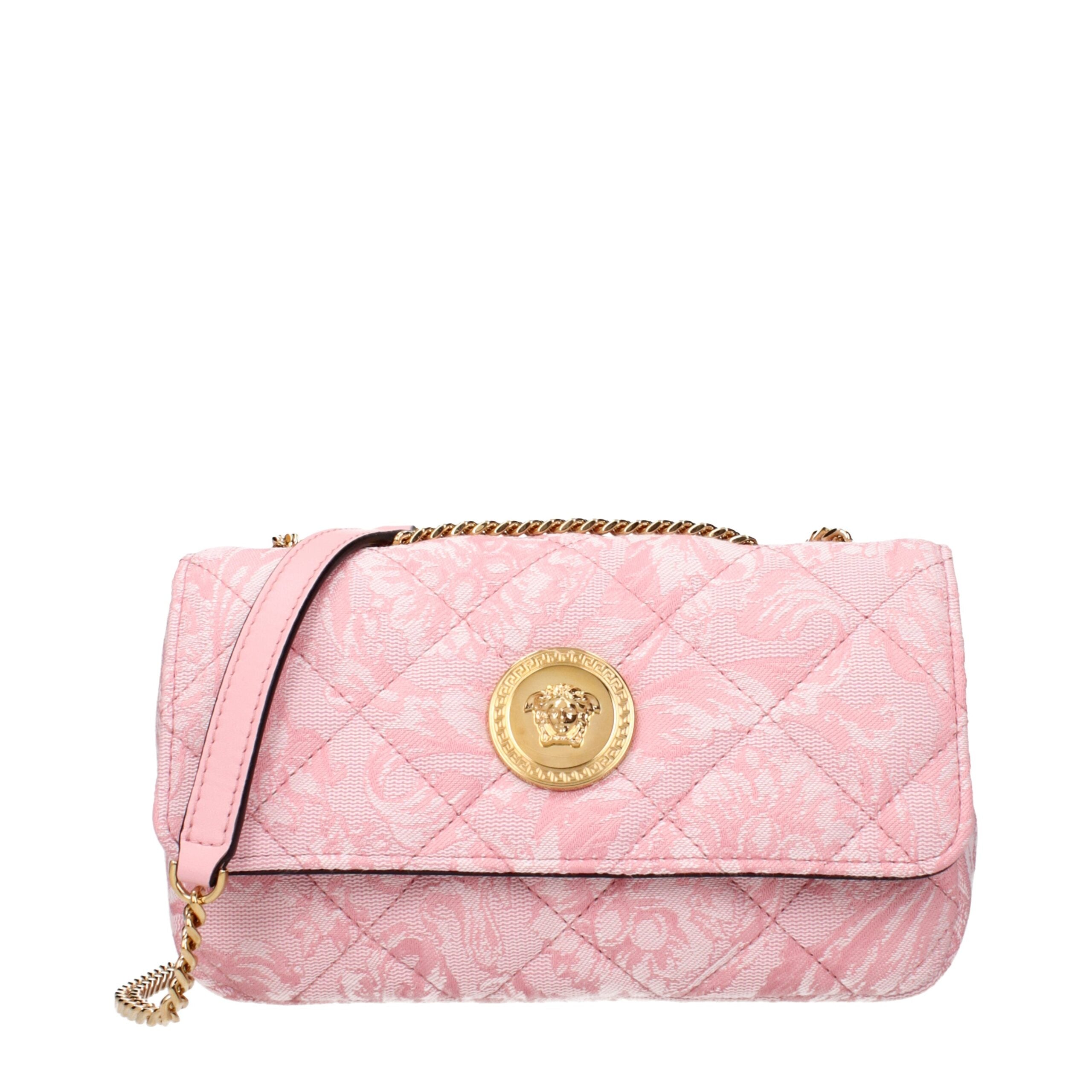 Versace Versace Pink Fabric Shoulder Bag product image (image 1 of 3)