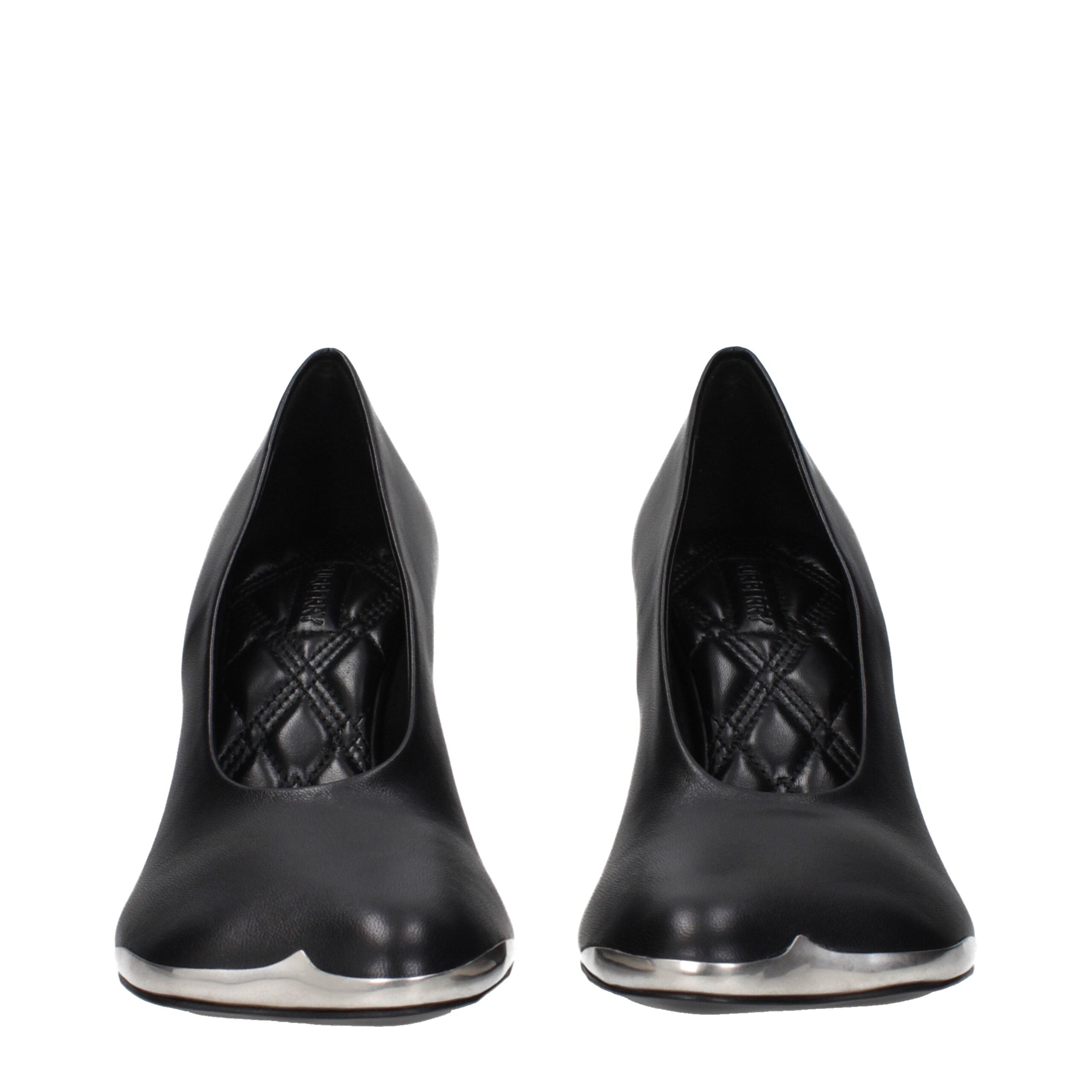 Burberry Burberry Black Leather High Heel Pumps catalog image (image 3 of 5)