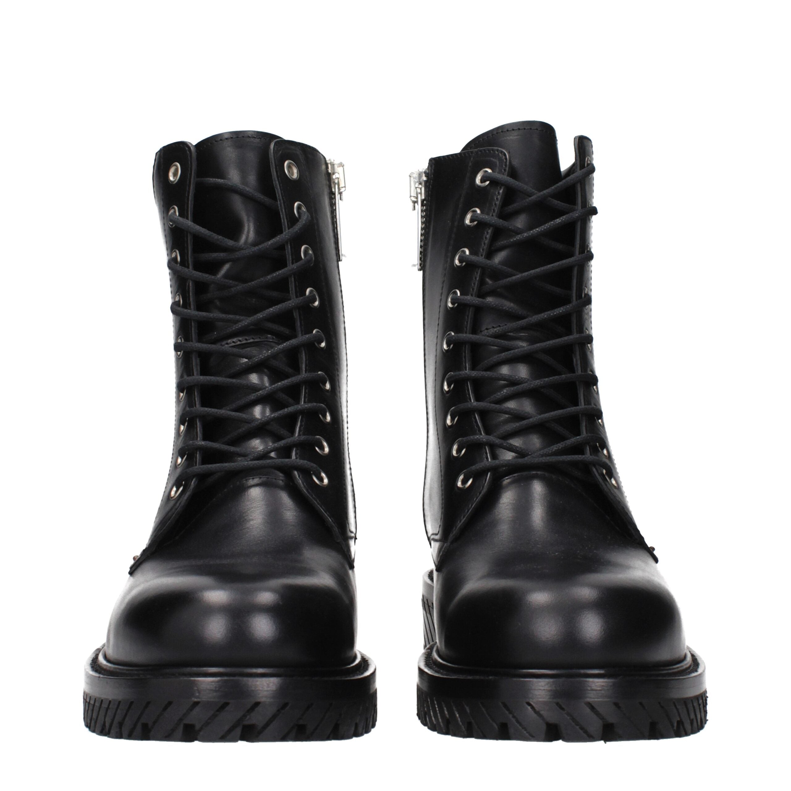 Off-White Off-White Black Leather Ankle Boots catalog image (image 3 of 5)