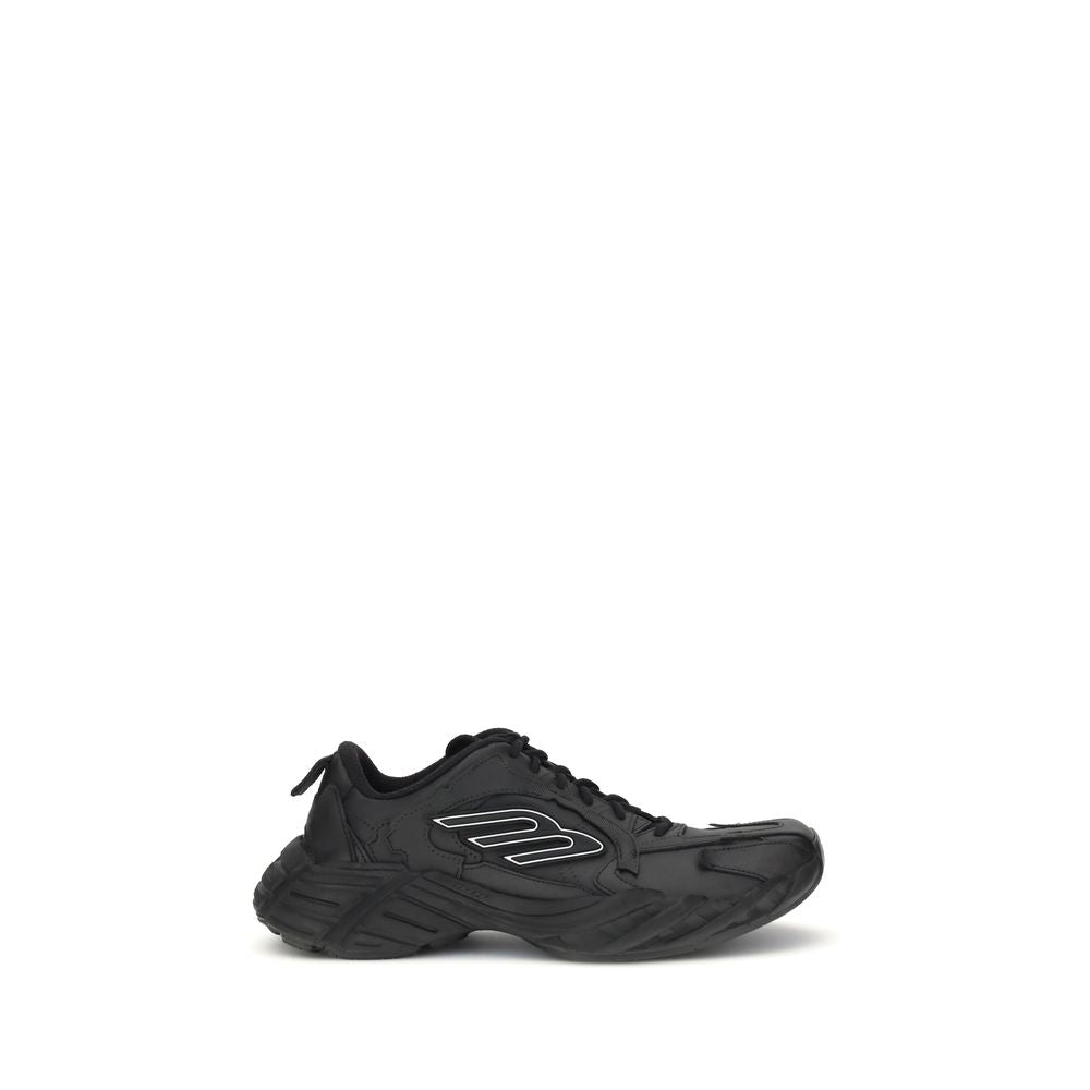 Balenciaga Balenciaga Black Calf Leather Bos Taurus Athletic Sneakers product image (image 1 of 4)