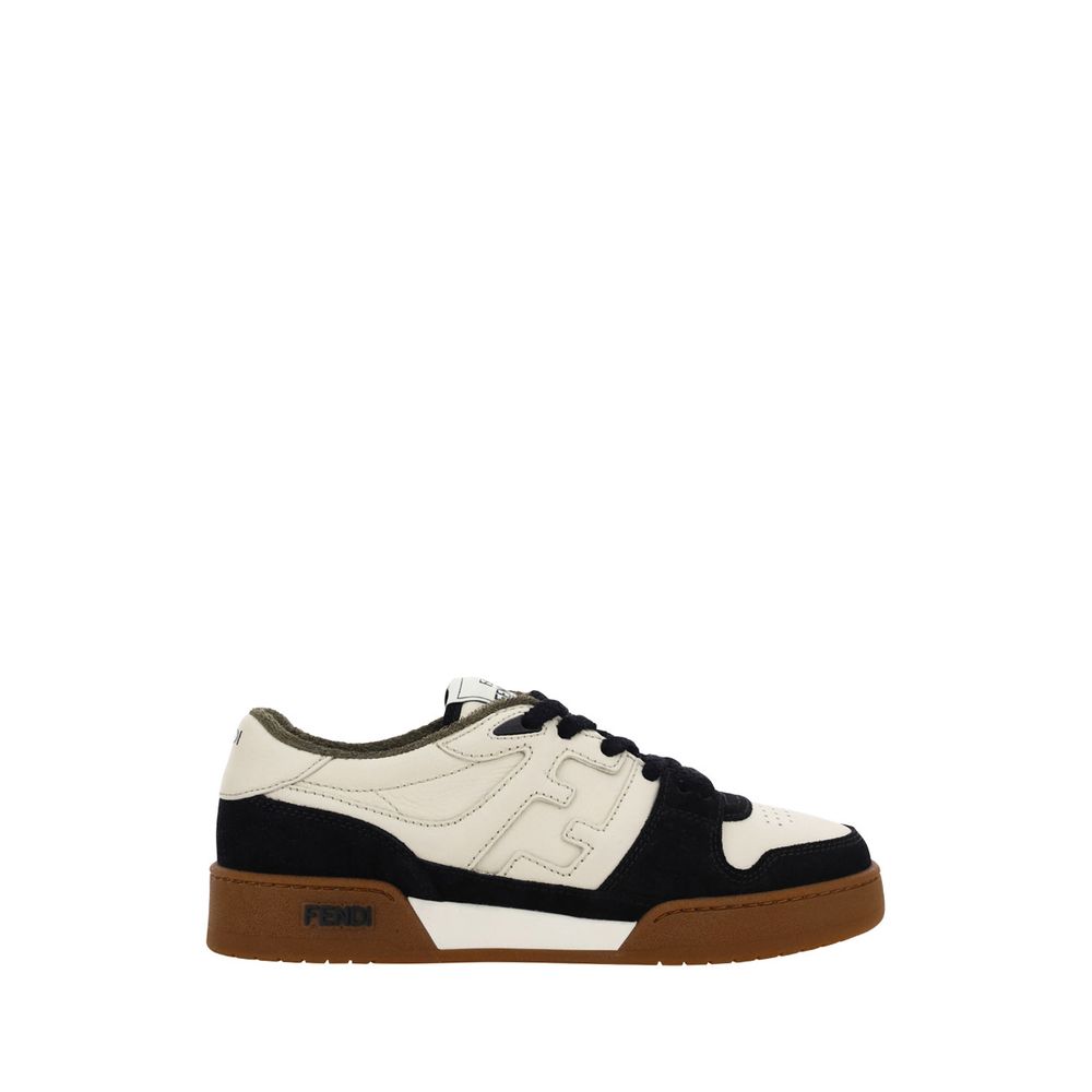 Fendi Black Leather Sneakers