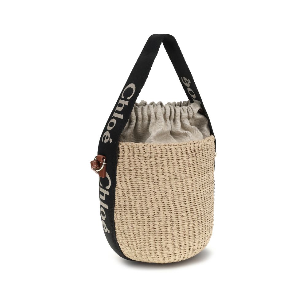 Chloé Chloé Beige Raffia Bucket Bag product photograph (image 2 of 4)