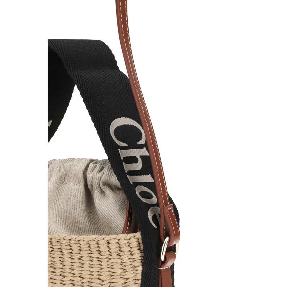 Chloé Chloé Beige Raffia Bucket Bag studio product image (image 4 of 4)