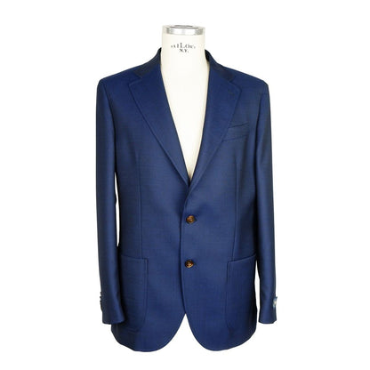 Emilio Romanelli Elegant Summer Wool Jacket for Men - Gio Beverly Hills