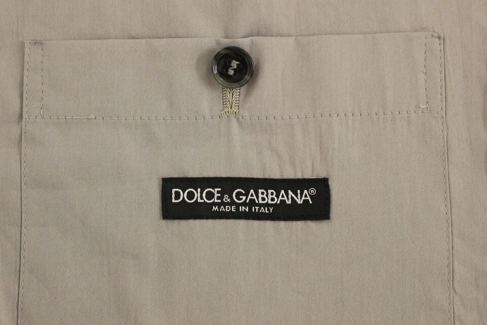 Dolce & Gabbana Elegant Gray Slim Fit Dress Vest - Gio Beverly Hills