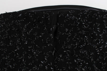 Masha Ma Black Strapless Embellished Pencil Dress - Gio Beverly Hills