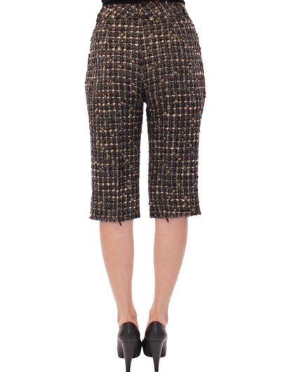 Dolce & Gabbana Multicolor Wool Shorts Pants - Gio Beverly Hills
