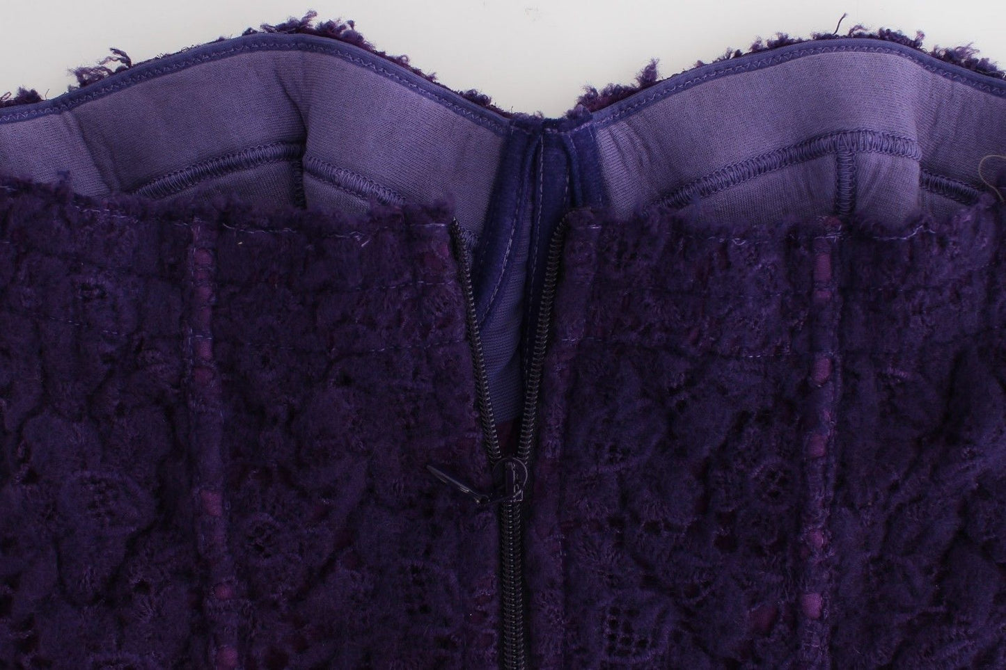 Ermanno Scervino Lingerie Purple Corset Bustier Top Floral Lace - Gio Beverly Hills