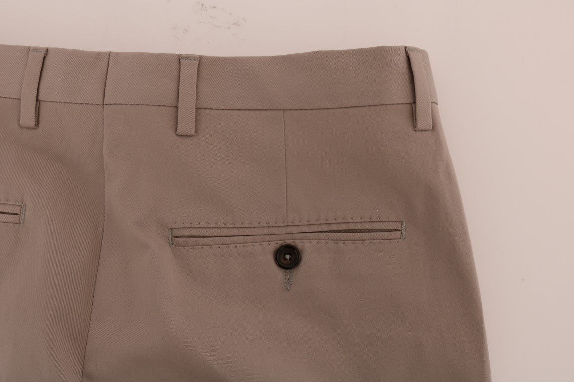 Dolce & Gabbana Beige Cotton Stretch Chinos Pants - Gio Beverly Hills