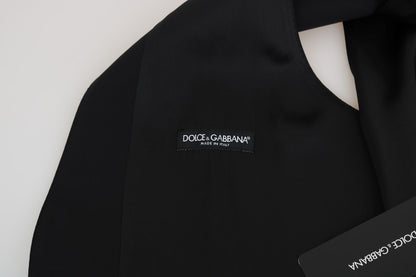 Dolce & Gabbana Black Wool Silk Vest - Gio Beverly Hills