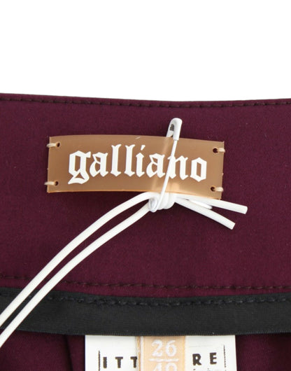 John Galliano Purple slim fit pants - Gio Beverly Hills