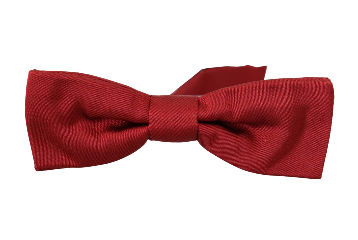 Dolce & Gabbana Red 100% Silk Slim Adjustable Neck Papillon Bow Tie - Gio Beverly Hills