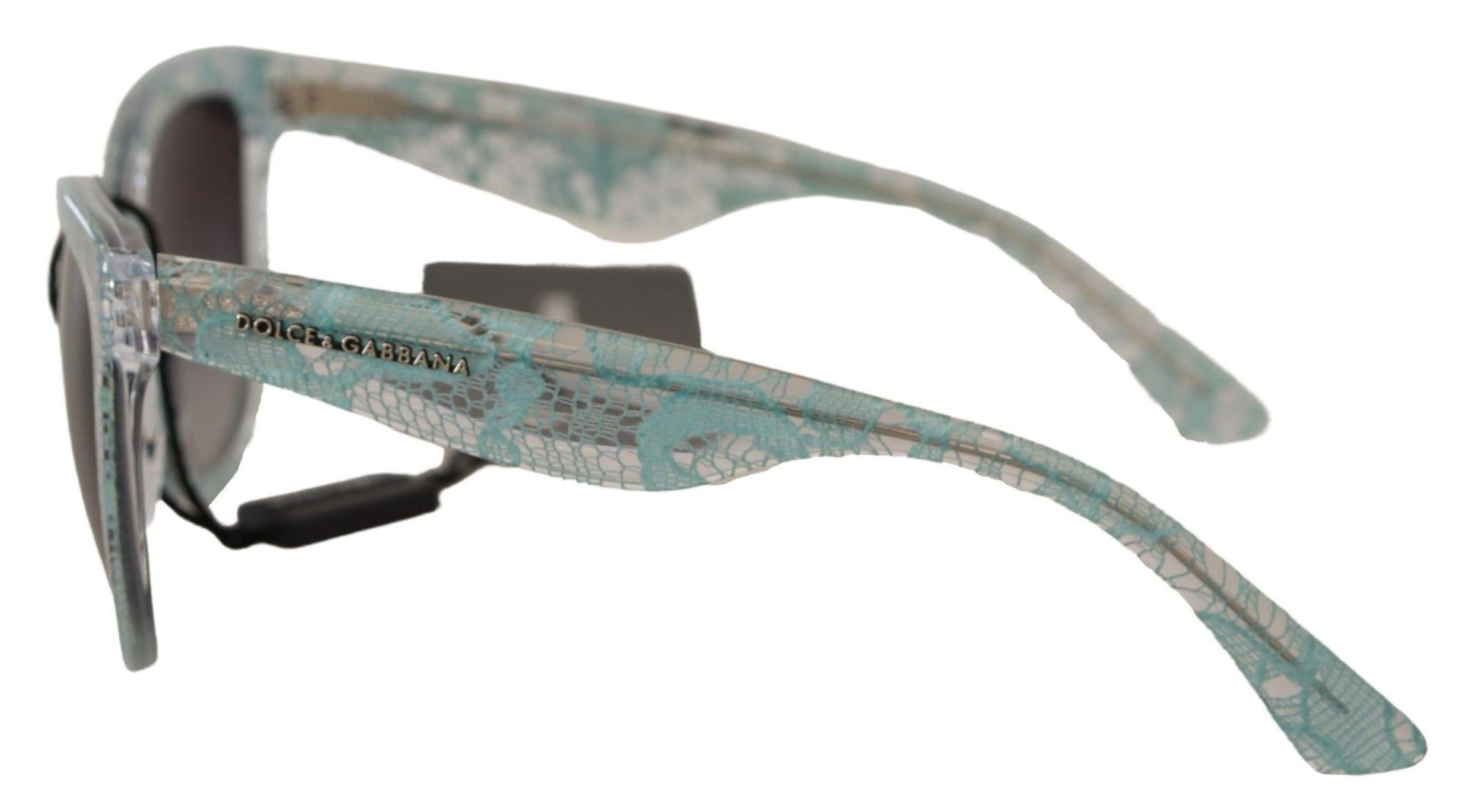 Dolce & Gabbana Blue Lace Crystal Acetate Butterfly DG4190 Sunglasses - Gio Beverly Hills