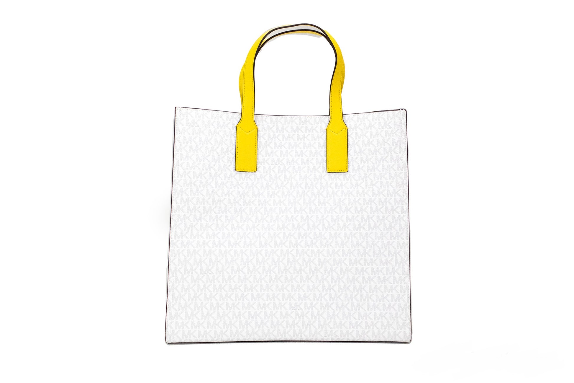 Michael Kors Kenly Large Signature Citrus PVC North South Tote Computer Handbag - Gio Beverly Hills