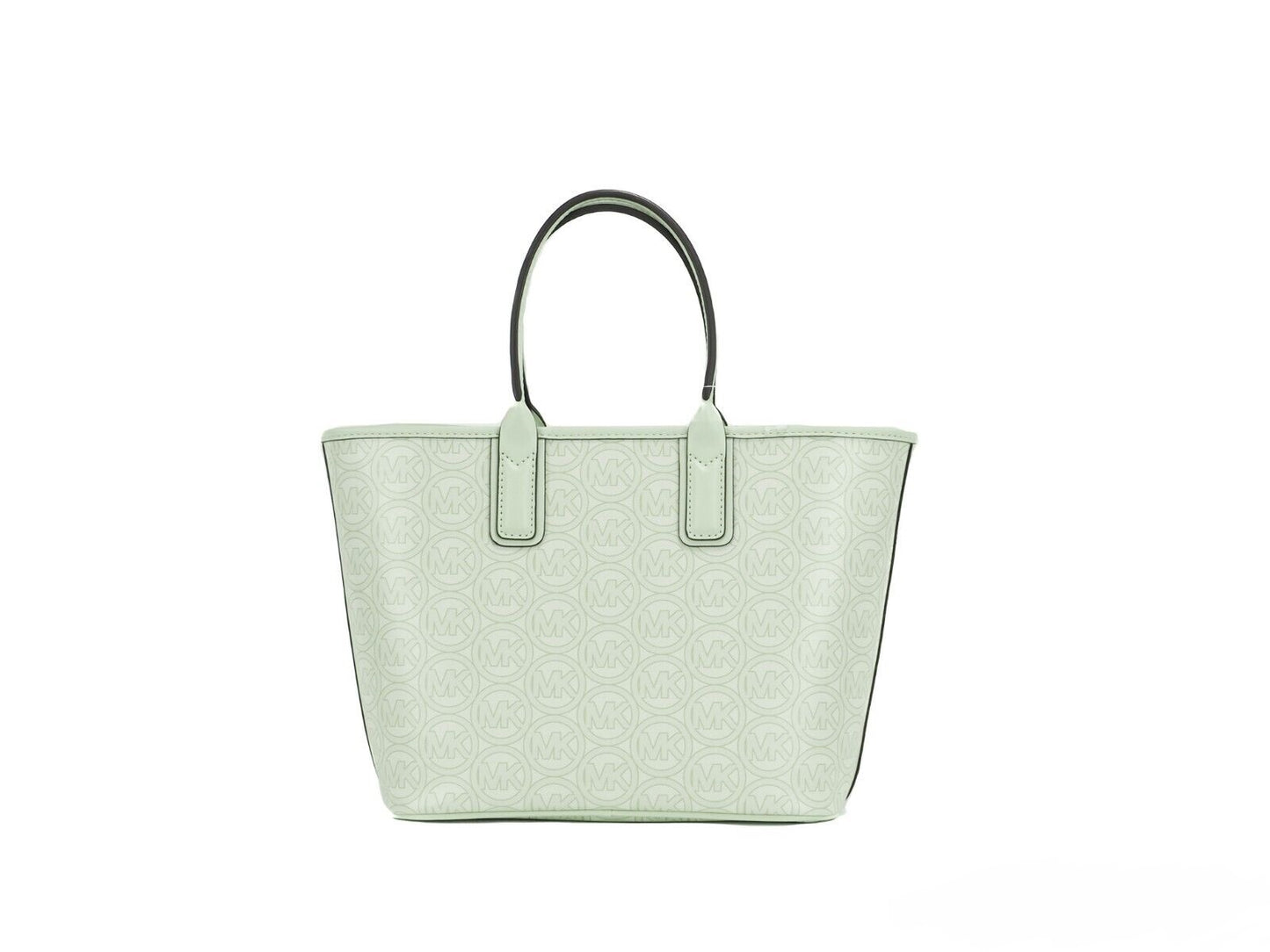 Michael Kors Michael Kors Jodie Small Jacquard Logo Recycled Polyester Tote Handbag Atom Green - Gio Beverly Hills