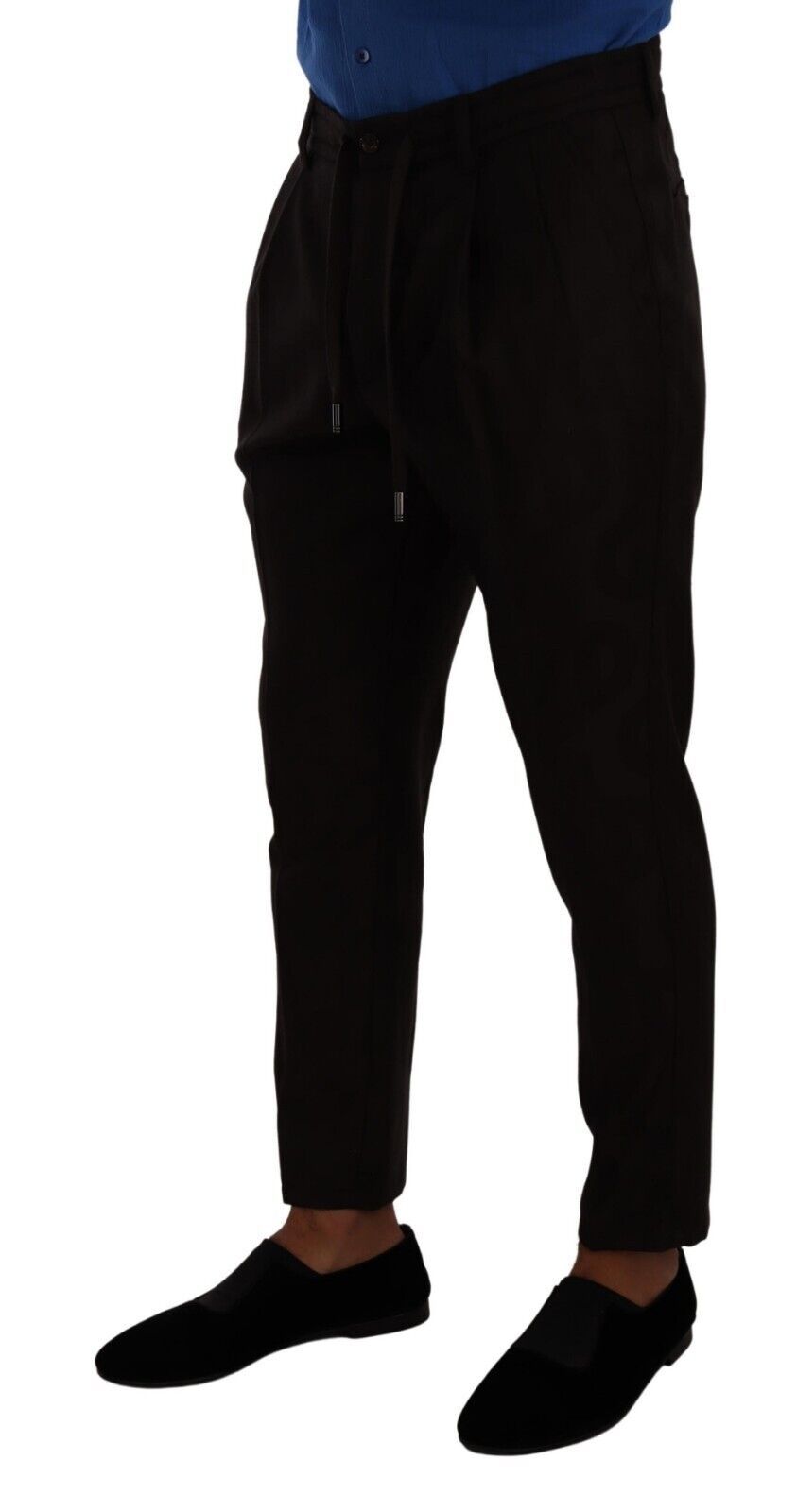 Dolce & Gabbana Bordeaux Wool Men Skinny Trouser Pants - Gio Beverly Hills