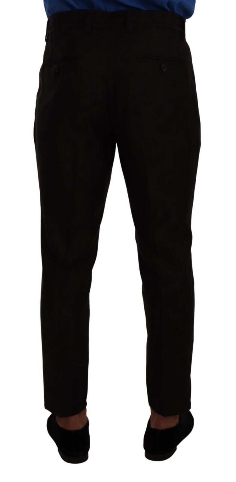 Dolce & Gabbana Bordeaux Wool Men Skinny Trouser Pants - Gio Beverly Hills