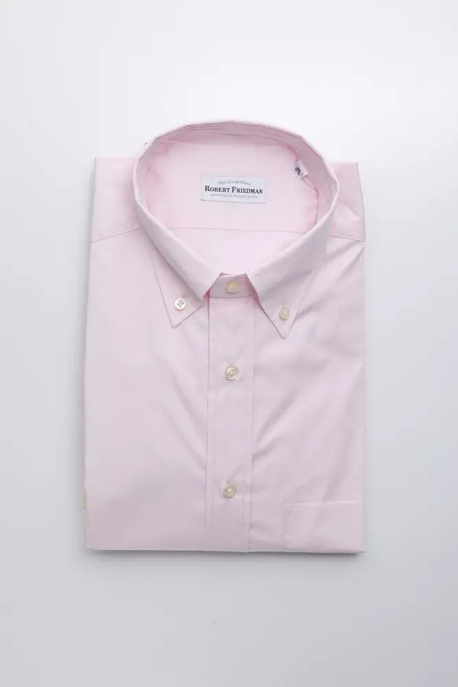 Robert Friedman Pink Cotton Shirt - Gio Beverly Hills