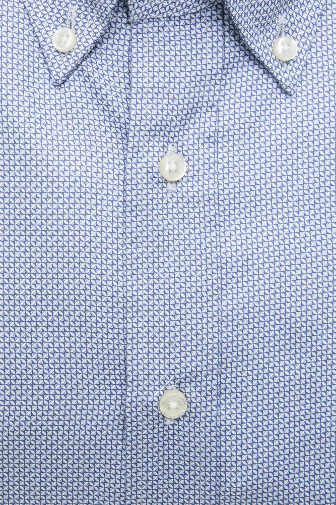 Robert Friedman Light-blue Cotton Shirt - Gio Beverly Hills