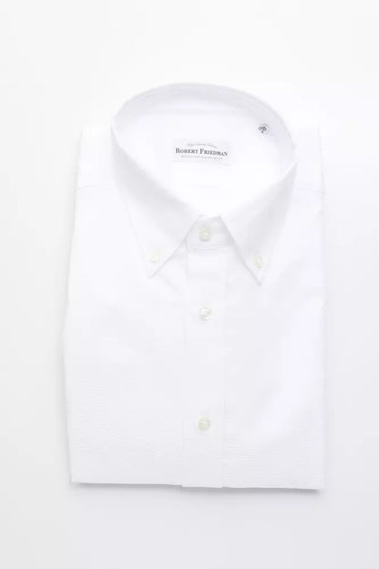 Robert Friedman White Cotton Shirt - Gio Beverly Hills
