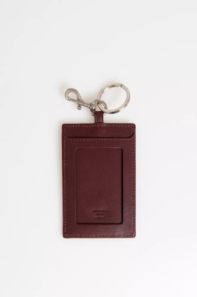 Trussardi Brown Leather Keychain - Gio Beverly Hills